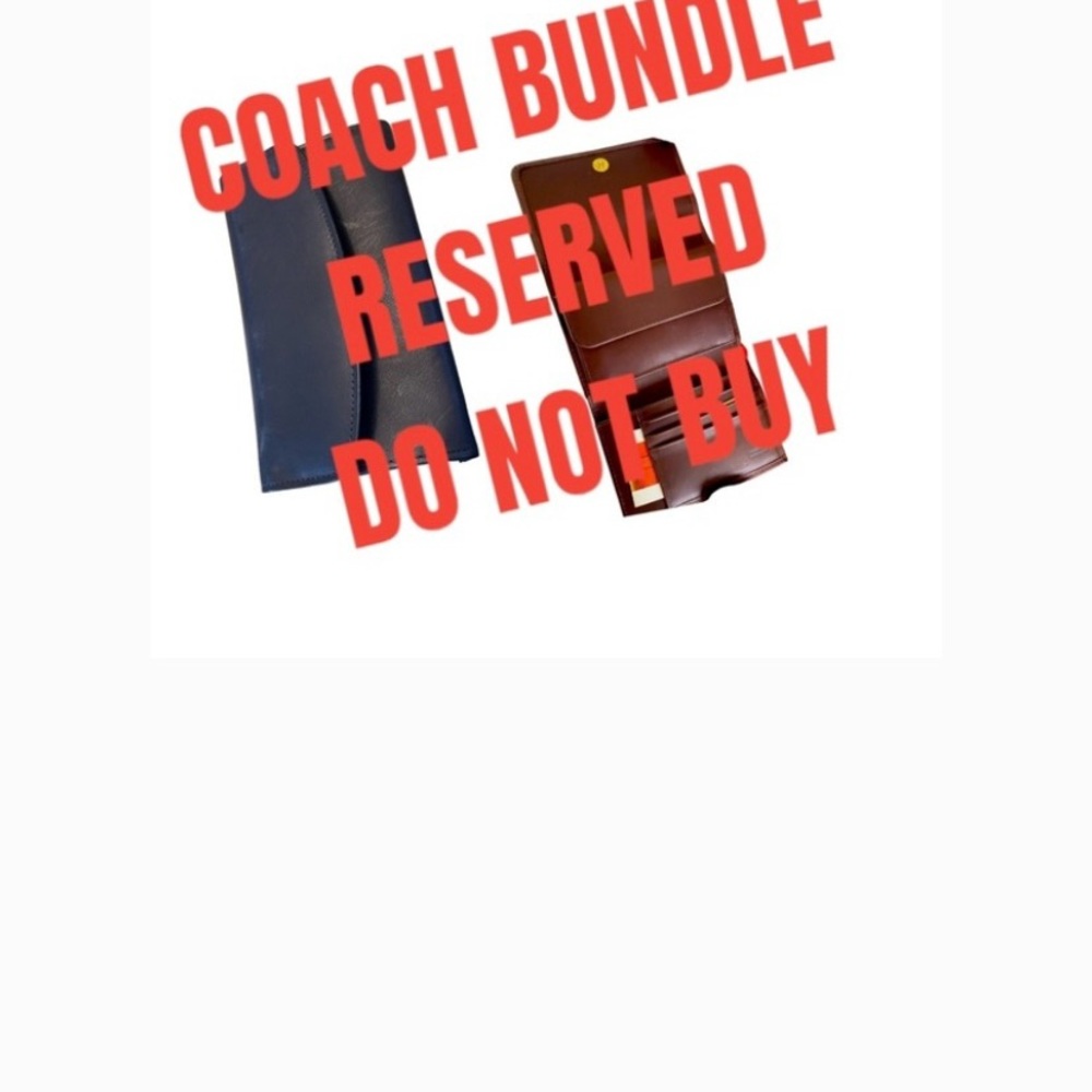 Bundle coach wallets